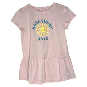Rumi+Ryder Short Sleeve Graphic Sunny Days Top Girls Large (12-14) NWT